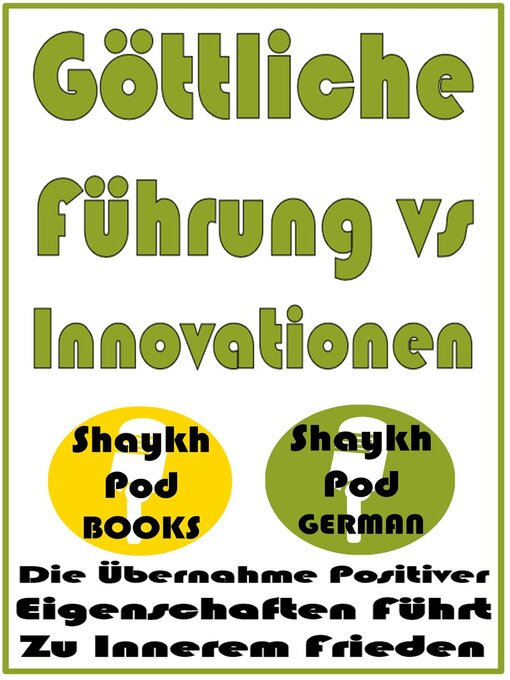 Title details for Göttliche Führung vs Innovationen by ShaykhPod German - Available